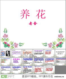 養花教學(xué)設計及ppt