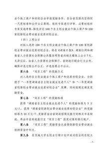 實(shí)施方案,獎勵,創(chuàng  )新,創(chuàng  )業(yè)