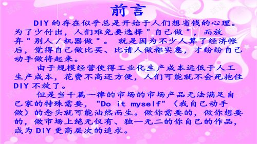 diy手工坊創(chuàng  )新創(chuàng  )業(yè)計劃書(shū)