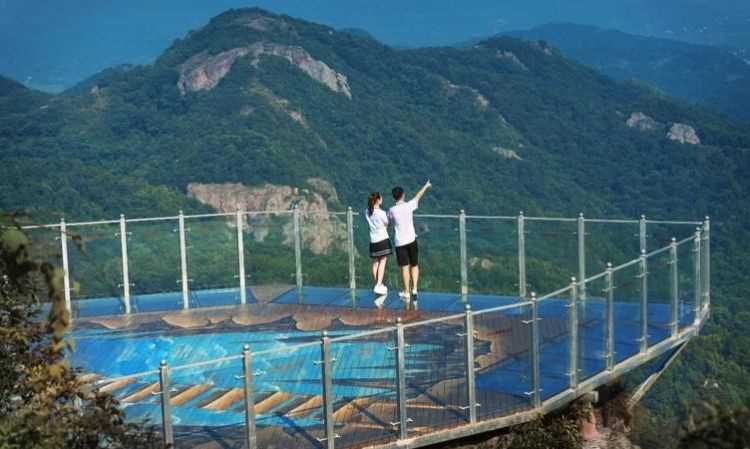 云臺山玻璃棧道在哪個景點