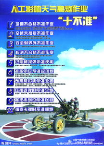 人工影響天氣高炮安全作業(yè)知識