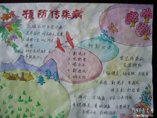 關(guān)于冬季安全知識的手抄報圖