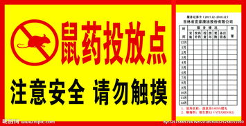 投放鼠藥的安全防護知識