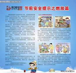 放鞭炮安全知識板報