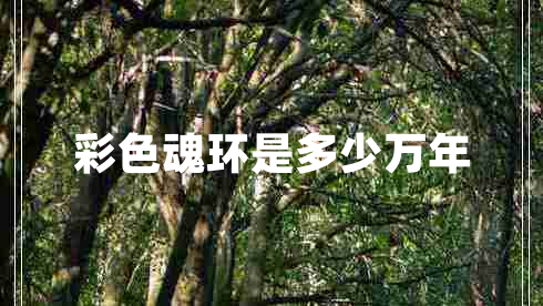 彩色魂環(huán)是多少萬(wàn)年