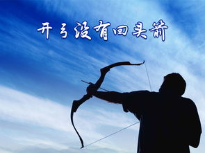 開(kāi)弓沒(méi)有回頭箭典故