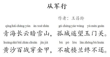 從軍行的典故