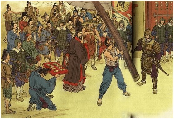 商鞅變法立木的典故,商鞅變法典故成語(yǔ),商鞅變法的典故叫什么