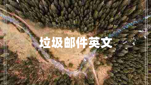 垃圾郵件英文