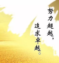 工作勵志奮斗早安心語正能量句子