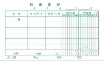 記賬憑證會(huì )計科目設置