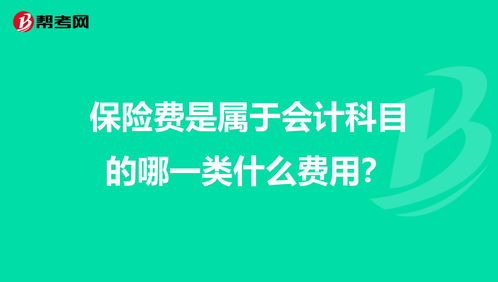 社會(huì )保險費屬于什么會(huì )計科目,保險費是屬于什么會(huì )計科目,汽車(chē)保險費屬于什么會(huì )計科目