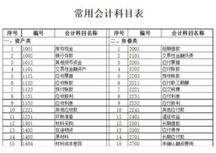 核算,會(huì )計科目
