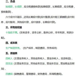 會(huì )計科目忘記了