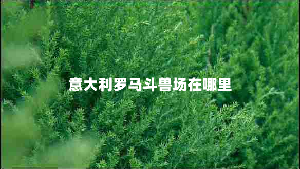 意大利羅馬斗獸場(chǎng)在哪里