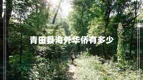 青田縣海外華僑有多少