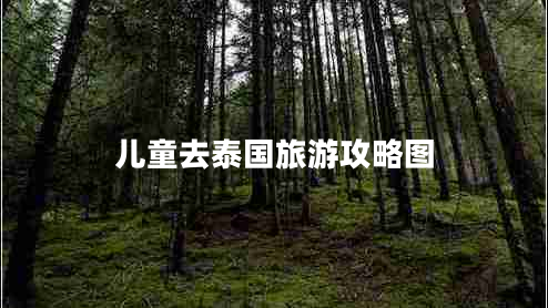 兒童去泰國旅游攻略圖