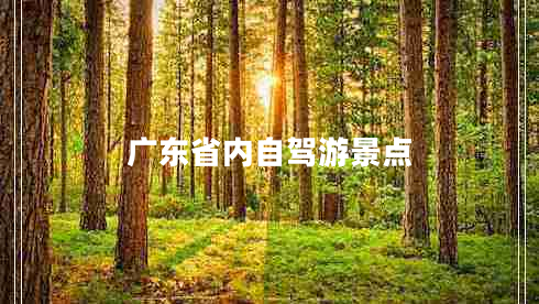 廣東省內自駕游景點(diǎn)