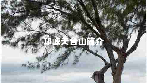 邛崍天臺山簡(jiǎn)介