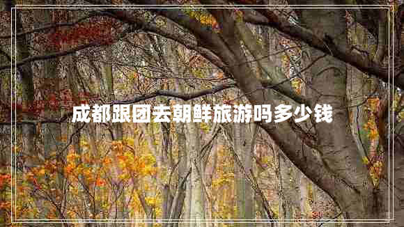 成都跟團去朝鮮旅游嗎多少錢(qián)