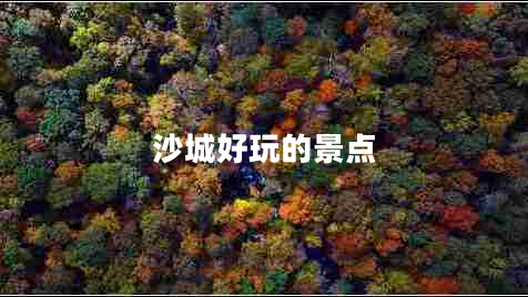 沙城好玩的景點(diǎn)