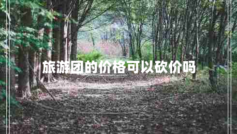 旅游團的價(jià)格可以砍價(jià)嗎