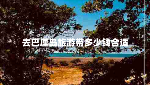 去巴厘島旅游帶多少錢(qián)合適