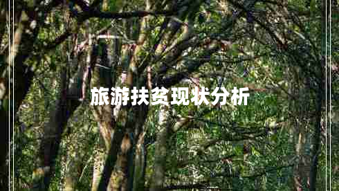 旅游扶貧現狀分析