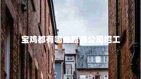 寶雞都有哪些旅游公司招工