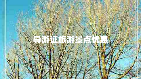 導游證旅游景點(diǎn)優(yōu)惠