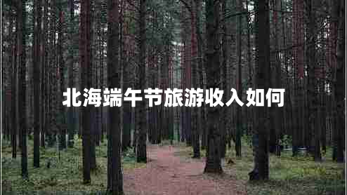 北海端午節旅游收入如何