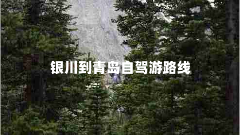 銀川到青島自駕游路線(xiàn)