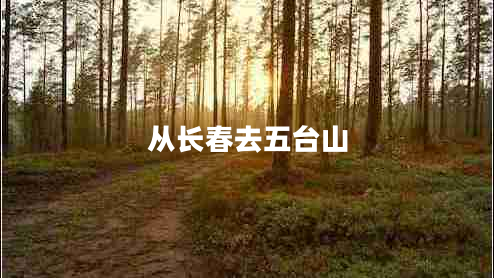 從長(cháng)春去五臺山