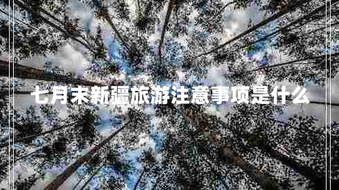 七月末新疆旅游注意事項是什么