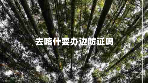 去喀什要辦邊防證嗎