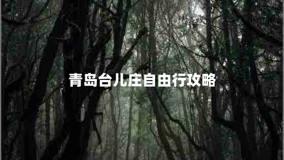 青島臺兒莊自由行攻略