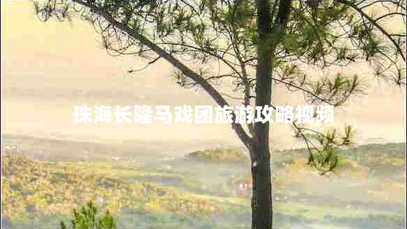 珠海長(cháng)隆馬戲團旅游攻略視頻