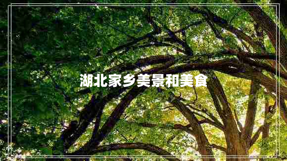 湖北家鄉美景和美食