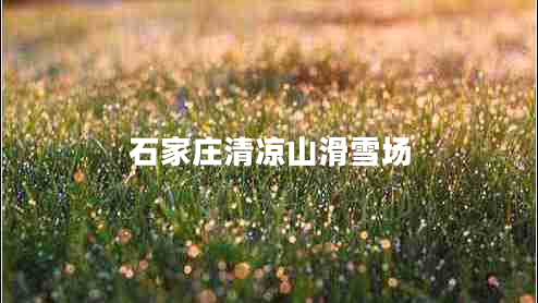 石家莊清涼山滑雪場(chǎng)
