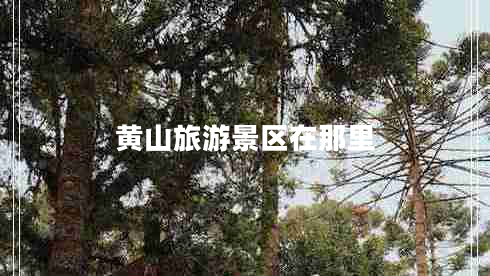 黃山旅游景區在那里