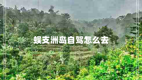 蜈支洲島自駕怎么去