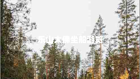 樂(lè )山大佛坐船游覽