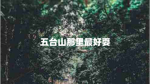 五臺山那里最好耍