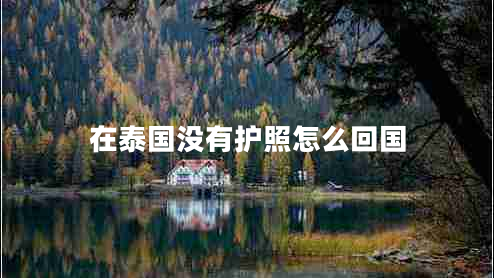 在泰國沒(méi)有護照怎么回國