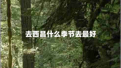 去西昌什么季節去最好