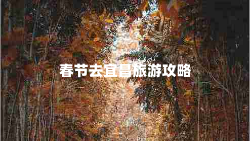 春節去宜昌旅游攻略