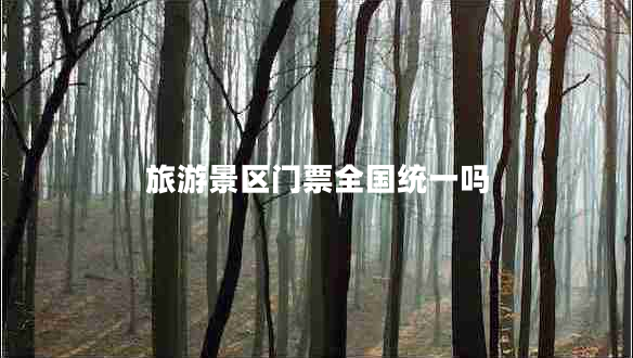 旅游景區門(mén)票全國統一嗎