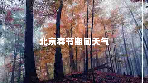 北京春節期間天氣