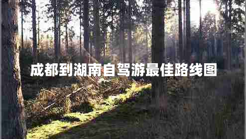 成都到湖南自駕游最佳路線(xiàn)圖