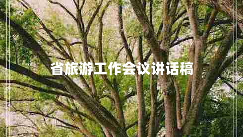 省旅游工作會(huì )議講話(huà)稿